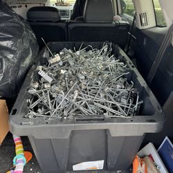 12″ CHROME HOOK FOR SLATWALL