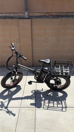 Heybike Mars (Black) With Rear Basket