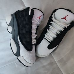 Jordans 13 Black Flint.