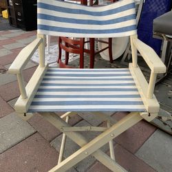 Vintage Style Wood Directors Chair $35 OBO!