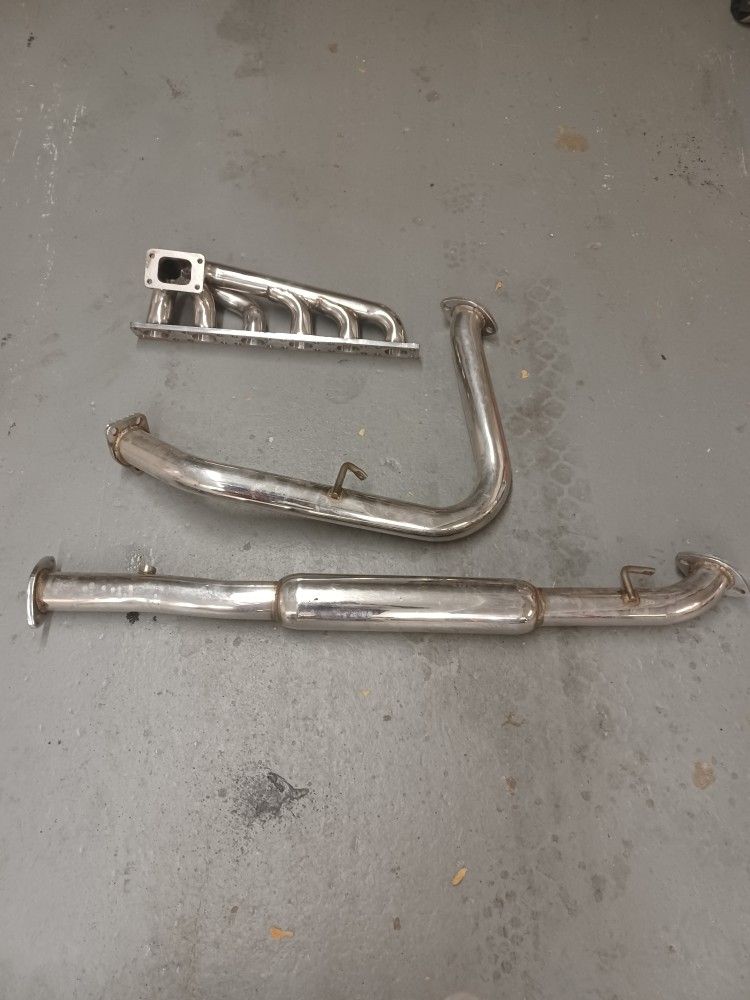 Bmw Turbo Exhaust With Gaskets