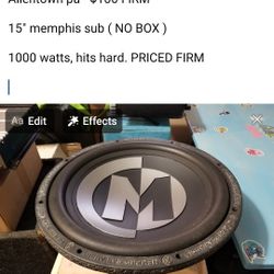 15" Sub