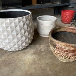 Assorted Plant Pots