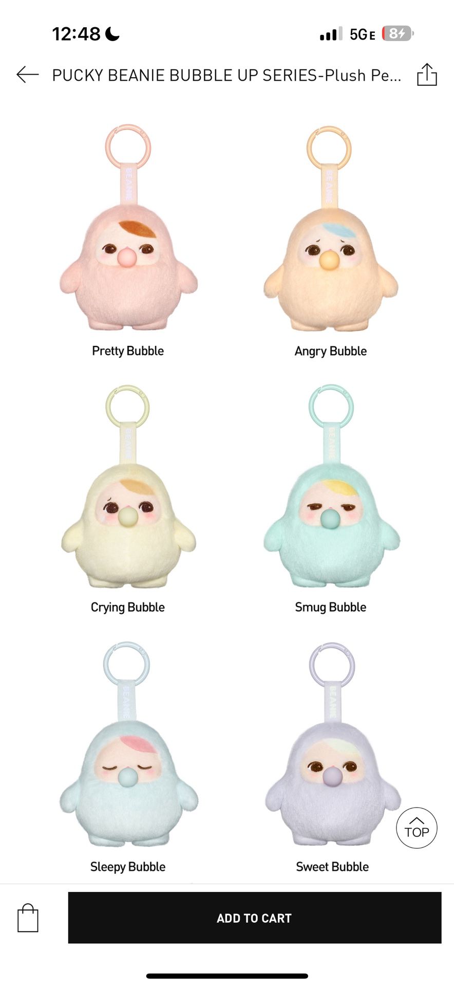 smug bubble - popmart pucky bubble up vinyl plush