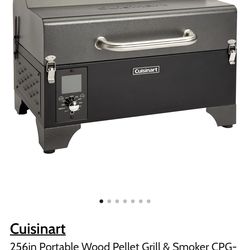 Cuisinart 256in Portable Wood Pellet Grill & Smoker