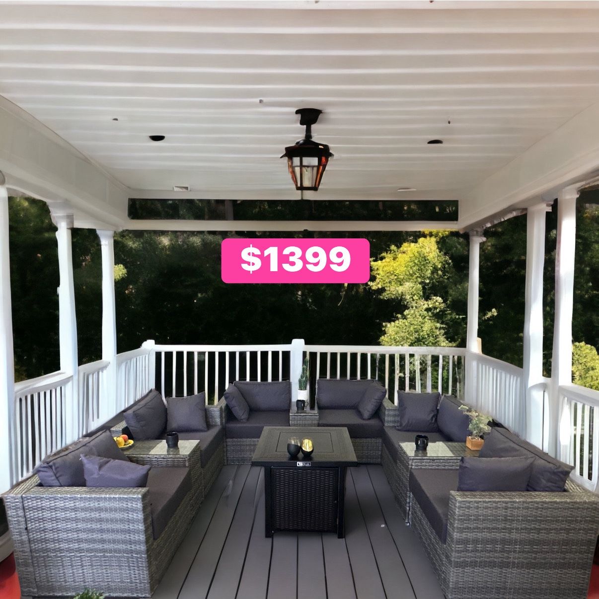 New Inbox Patio Set With Cushions (we Finance And Deliver)