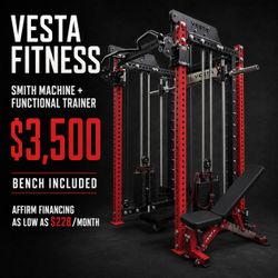 Vesta Fitness Smith Machine / Functional Trainer Combo
