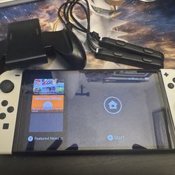 Nintendo Switch White OLED, Adult Owned, Barely used