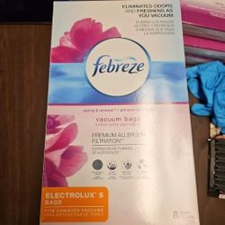 Lot Of 4 Febreze Electrolux Canister Vacuum S Bags – 8 Count, Open Box #104