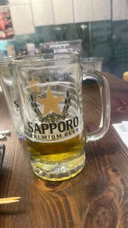 Sapporo Premium Beer Glass Mug