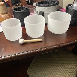 Singing Bowl set Yoga Crystal Set Ryan Dvan