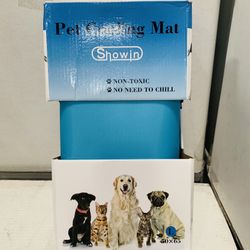  25.6*19.7inch Cooling Gel Mat Self Cooling Cushion Pad Summer Hot Weather Sleeping Bed Dog Pet