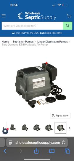 Pumps Blue Diamond ET80A Septic Air Pump