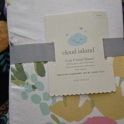 Cloud Island Crib Fitted Blanket
