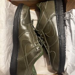 Nike Dunk Low Retro Premium Army Olive Black Men’s Size 12.5