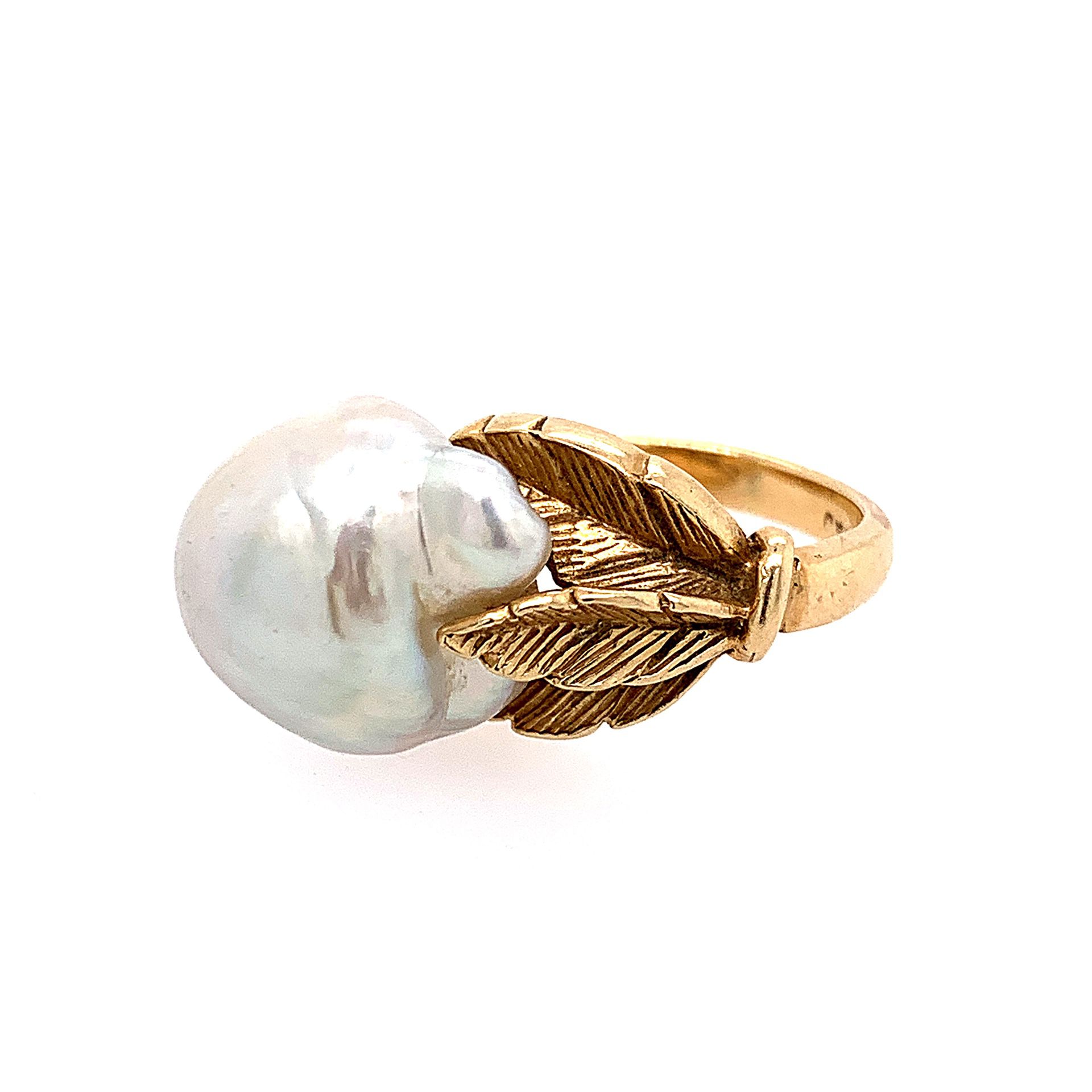 14k Antique Pearl Ring