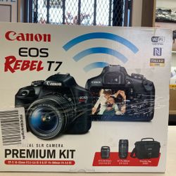 Canon Rebel T7 Premium Kit Bundle (located In Downey, CA)