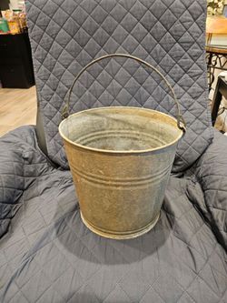 Vintage Galvanized Bucket