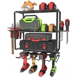 Power Tool Organizer Heavy Duty Drill Holder Wall Mount Metal Tool Hangers