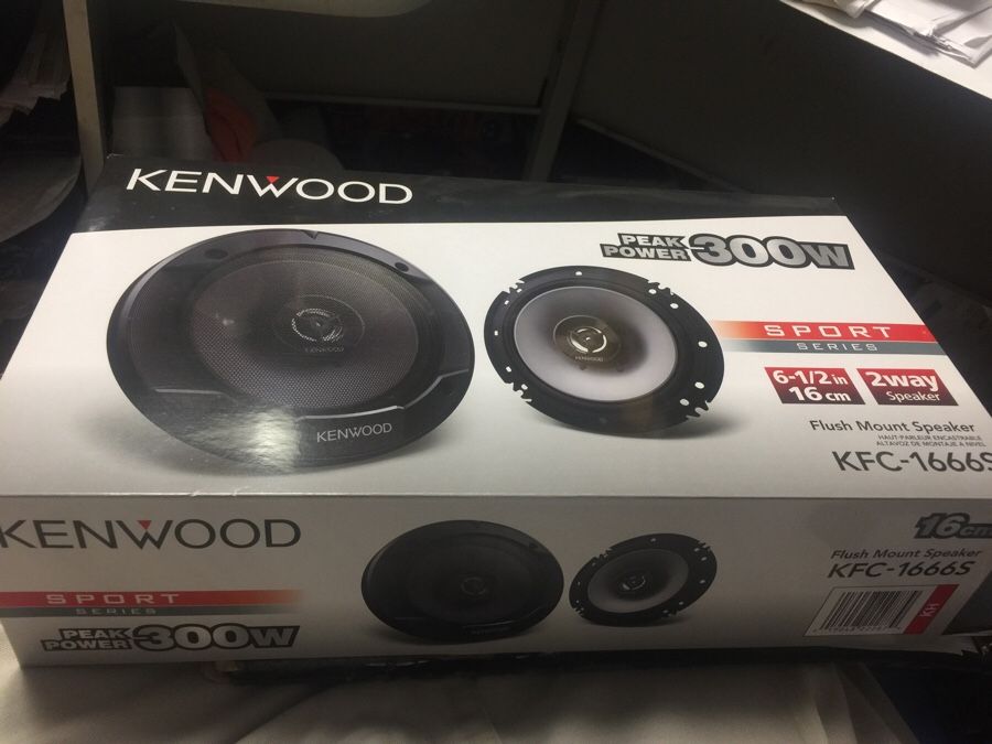 Brand new Kenwood 39.95 Quantum Or Pioneer 6.5 coaxial car audio speakers