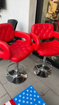 Red Bar l, counter stools, chairs