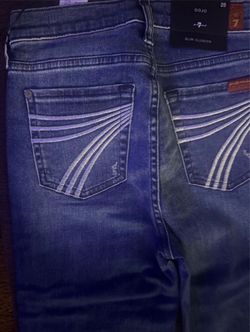 7 For All Mankind Dojo Slim Illusion Jeans Size 25