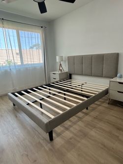 Wayfair Upholstered Platform Bed Queen