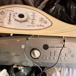 Whirlpool And Maytag Dryer Control Panels