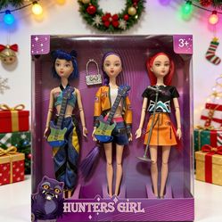 3 Pcs Set K-Pop Demon Hunter Doll Best Christmas Gift
