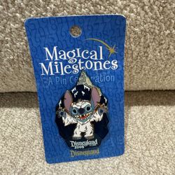 Disney DLR -2005 Magical Milestones Stitch Rides LE 2000 Pin- Matterhorn Bobsled