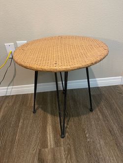 Bamboo Side Table End Table