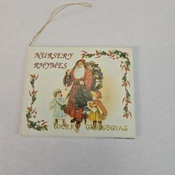 Mini Hanging Ornament Books Nursery Rhymes