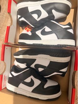 Toddler Nike Dunks Size 8c  black/white
