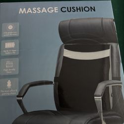 🔥 Cordless Massage Cushion with 2-Speed Vibration – Ergonomic Back Support for Office & Gaming Chairs 