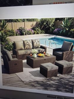 Outdoor Wicker Patio Furniture Set