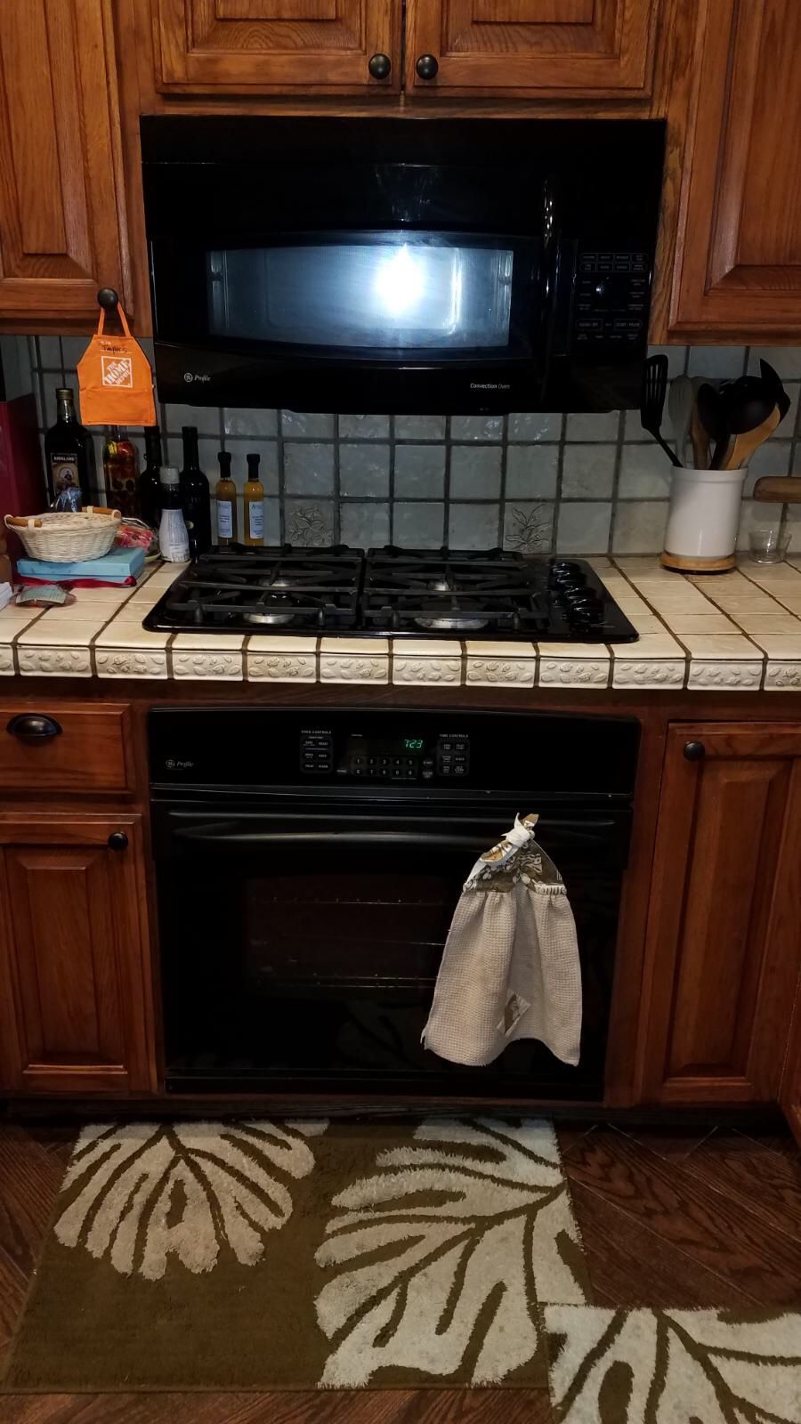 GE Profile Electric Oven + Stovetop