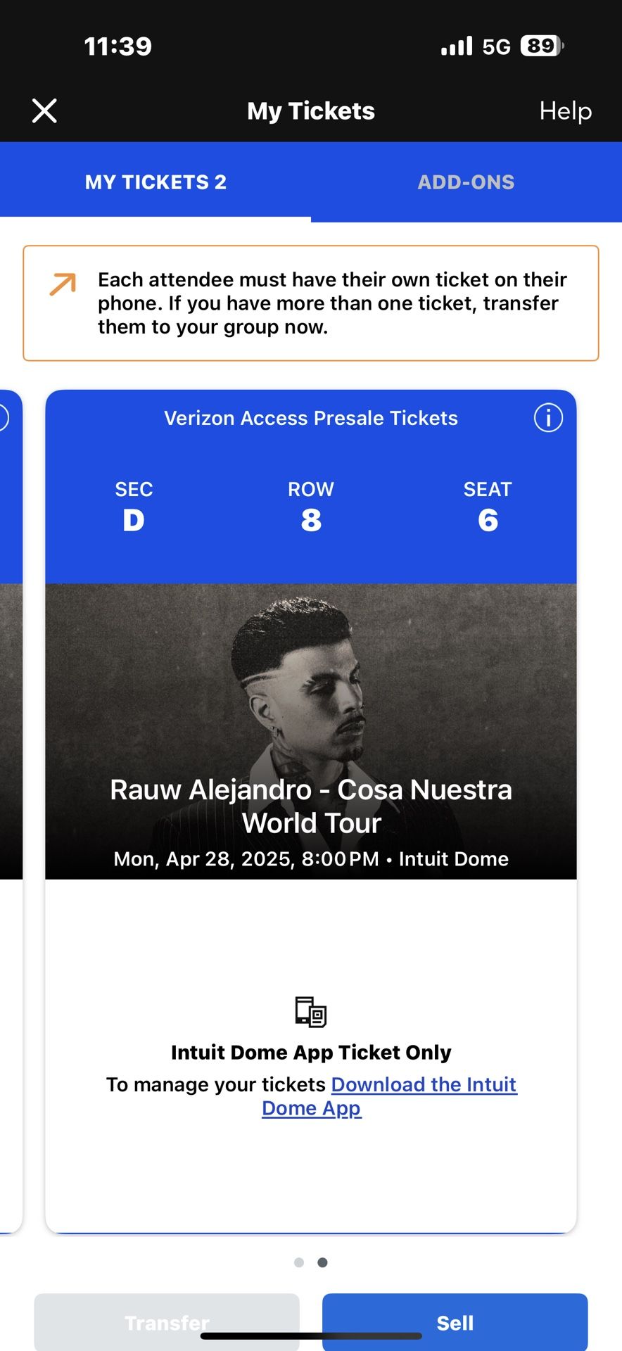 Rauw Alejandro - Cosa Nuestra World Tour 