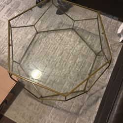 Golden Glass table
