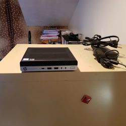 HP Elite Desk 800 G4 Computer, I5-8500, 3.0 GHZ, 16GB, 180 GB HD, 6 USB, WIN10
