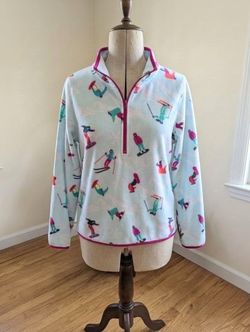 New girls quarter zip fleece pullover