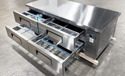 NSF Refrigerated 4 Drawers Chefs Base KAR-72