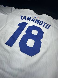 Dodgers Jersey- #18 Yamamoto - Home White