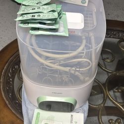 baby washer &sterilizer with wash pods  