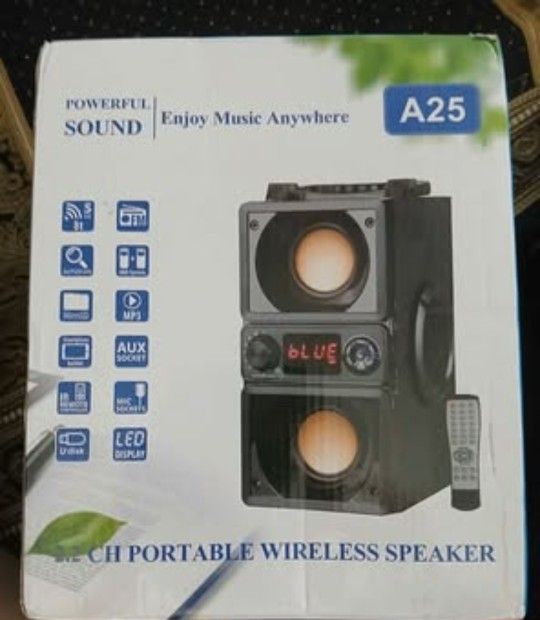 ✨💥 Deep Bass A25 Speaker – Brand New, In Box! 💥✨
