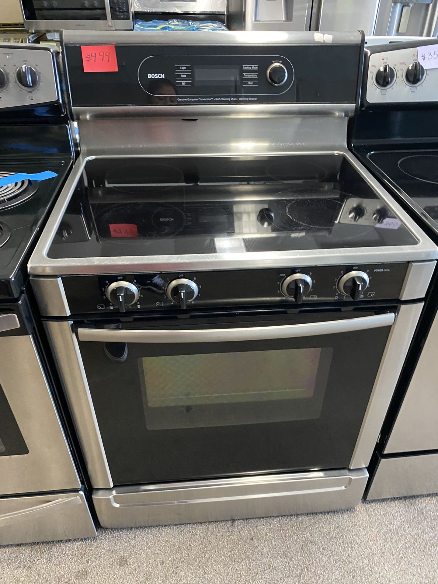 Bosch Stainless Steel Electric Stove Used Excellent Conditions 