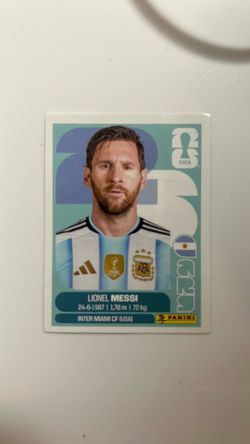 FIFA Panini Sticker Messi