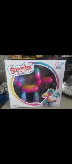 Moose Squeakee Rainbowie the Balloon Dog