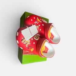 New CROCS x McDonald's Classic Clog Shoes - Red (209858)