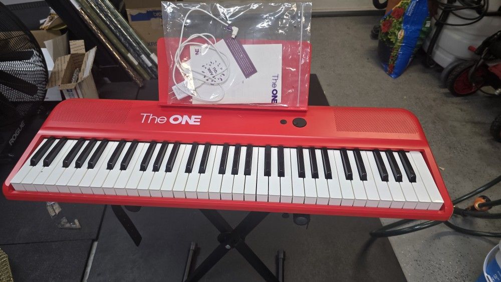 Red Piano Keyboard