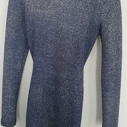 Blue diamond sequin dress size 3/4
